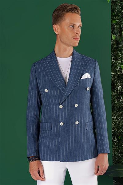 C 644 Slim Fit Lacivert Spor Ceket