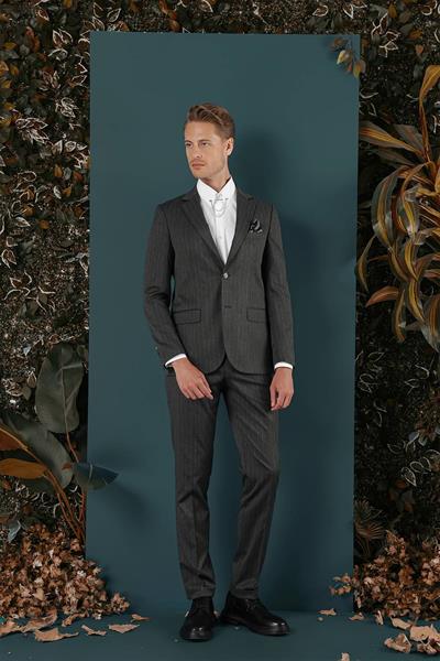 C 652 Slim Fit Füme Spor Ceket