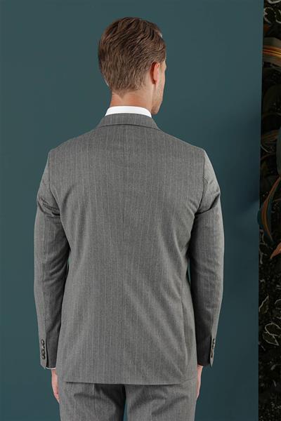 C 652 Slim Fit Gri Spor Ceket