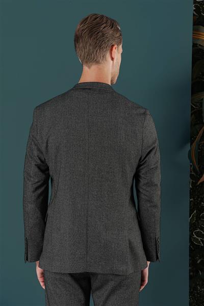 C 658 Slim Fit Siyah Spor Ceket