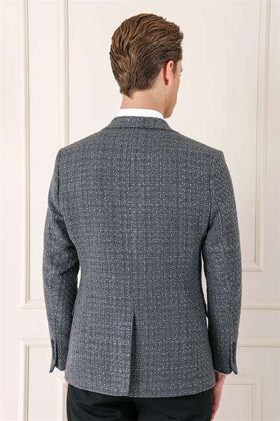 C 660 Slim Fit Füme Spor Ceket