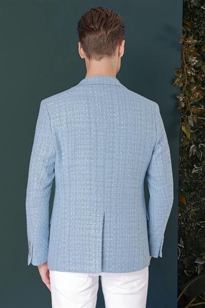 C 660 Slim Fit Mavi Spor Ceket