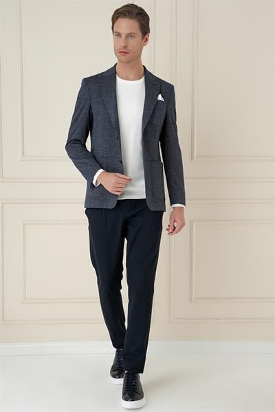 C 684 Slim Fit Lacivert Spor Ceket