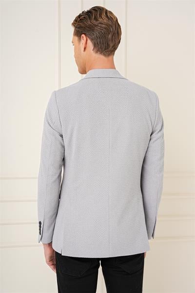 C 686 Slim Fit Gri Spor Ceket