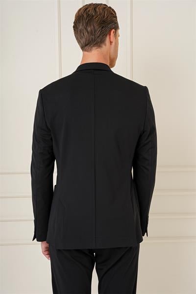 C 690 Slim Fit Siyah Spor Ceket