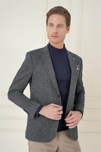 C 692 Slim Fit Siyah Spor Ceket