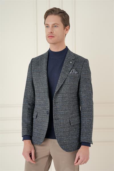 C 693 Slim Fit Siyah Spor Ceket