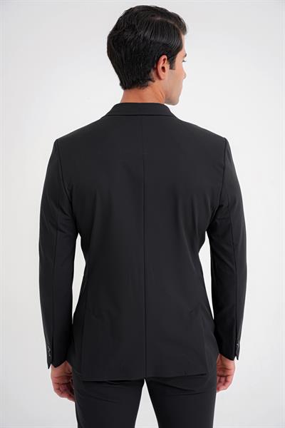 C 697 CEKET Regular Fit SİYAH-1 CASUAL