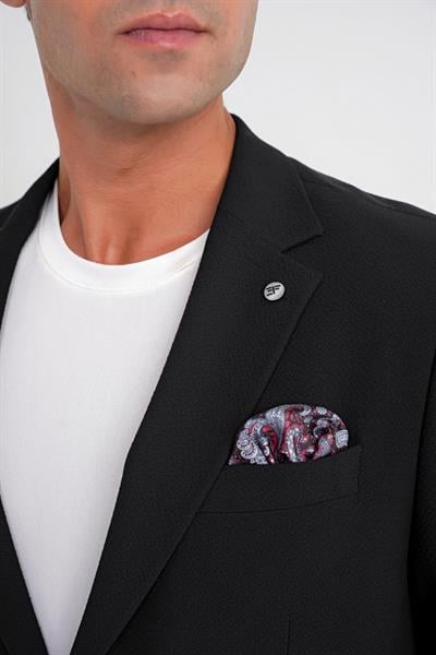 C 698 CEKET Regular Fit SİYAH-1 CASUAL