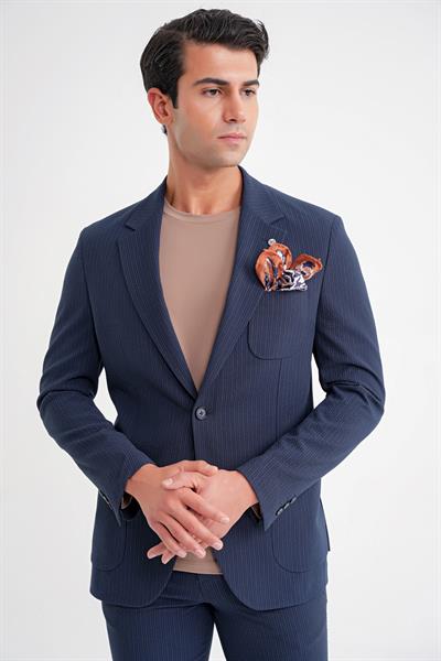 C 703 CEKET Regular Fit K.LACIVERT
