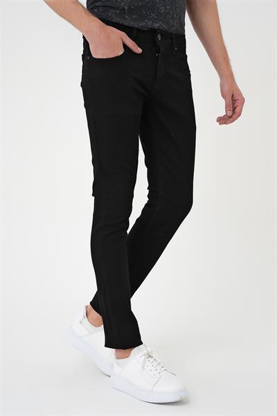 Denim 131 Slim Fit Beş Cepli Likralı Siyah Jean Pantolon