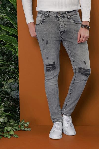 DENİM PNT 118 Gri Jean Pantolon