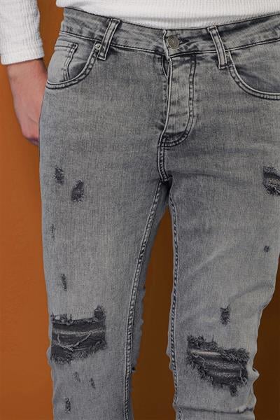 DENİM PNT 118 Gri Jean Pantolon