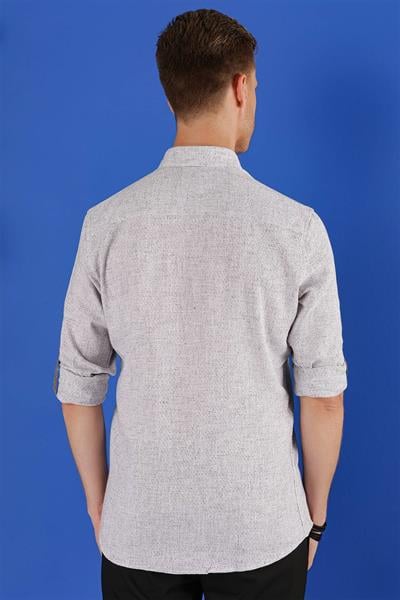 G 1555 Slim Fit Vizon Klasik Gömlek