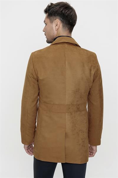 KA 069 Slim Fit Camel Spor Kaban