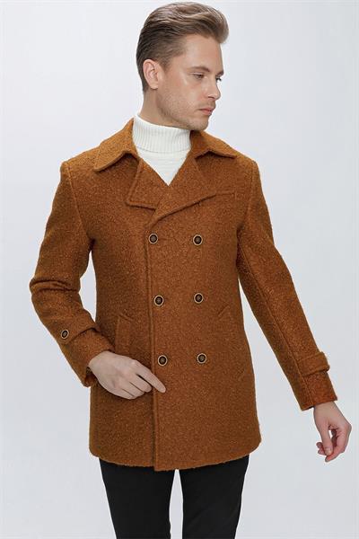 KA 072 Slim Fit Tarçın Spor Kaban