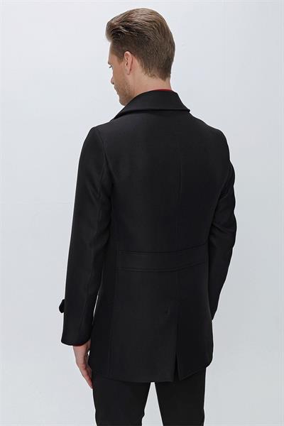 KA 075 Slim Fit Siyah Spor Kaban
