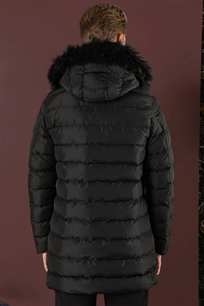 KA 076 Slim Fit Siyah Spor Kaban