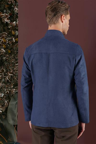 KA 080 Slim Fit Havacı Mavi Spor Kaban