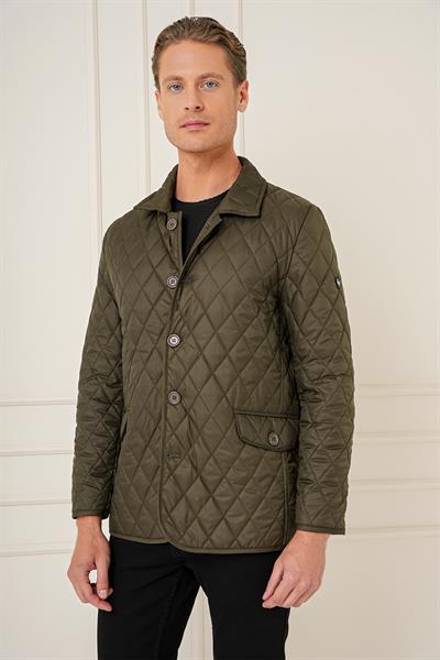 KA 081 Slim Fit Haki Spor Kaban