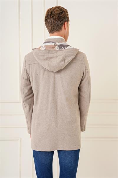 KA 083 Slim Fit Bej Spor Kaban