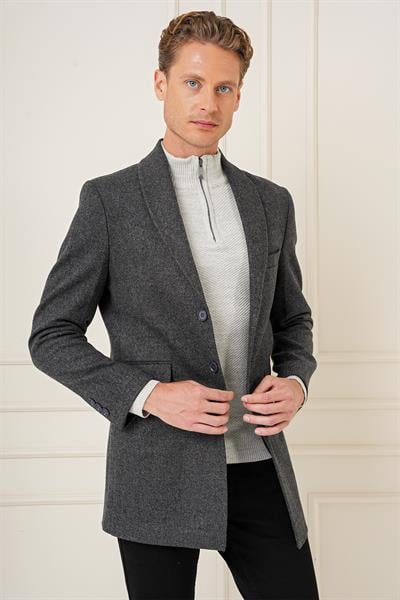 KA 084 Slim Fit Antrasit Spor Kaban