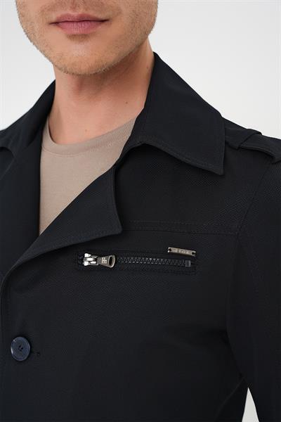 KA 086 Slim Fit Lacivert Spor Kaban