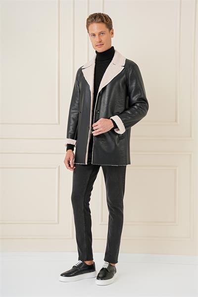 KA 090 Slim Fit Siyah Spor Kaban