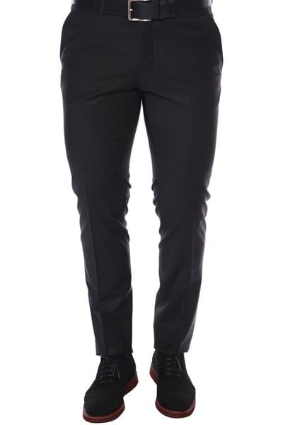 P 1016 Slim Fit Siyah Klasik Pantolon