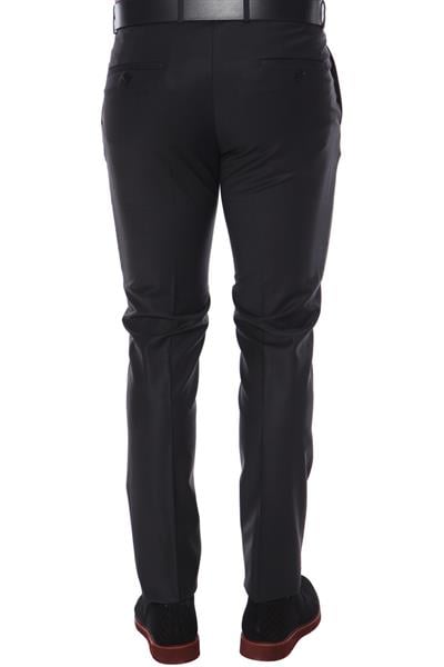 P 1016 Slim Fit Siyah Klasik Pantolon