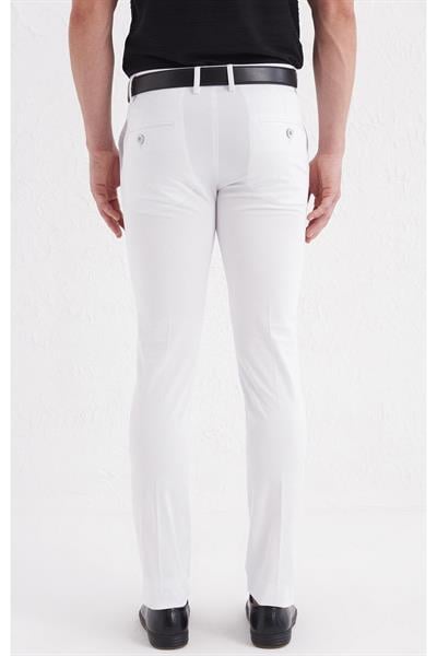 P 1073 Beyaz Spor Pantolon