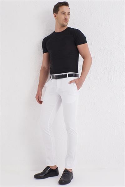 P 1073 Beyaz Spor Pantolon