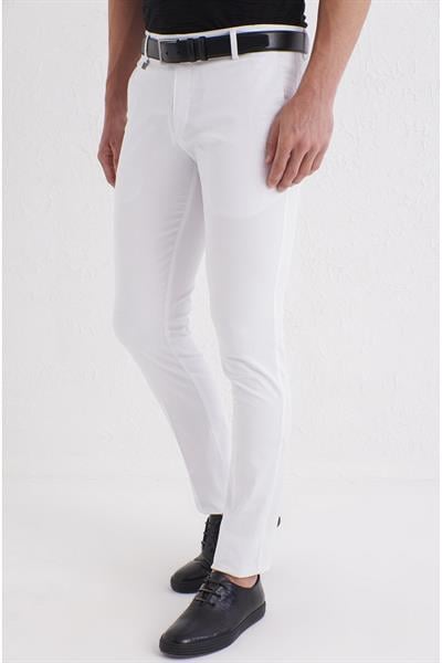 P 1073 Beyaz Spor Pantolon