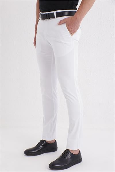 P 1073 Beyaz Spor Pantolon