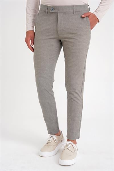 P 1086 Slim Fit Bej Spor Pantolon