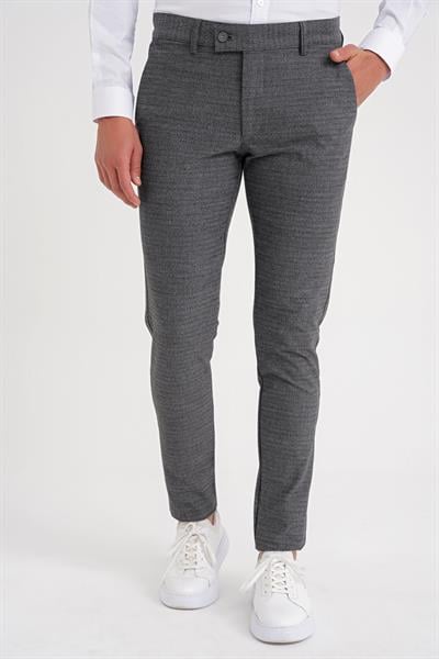 P 1086 Slim Fit Füme Spor Pantolon