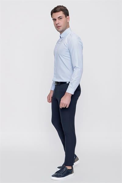 P 1086 Slim Fit Lacivert Spor Pantolon