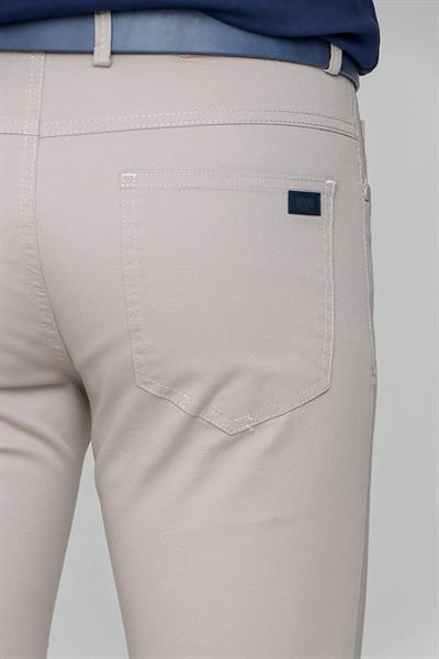 P 1087 Slim Fit Bej Spor Pantolon