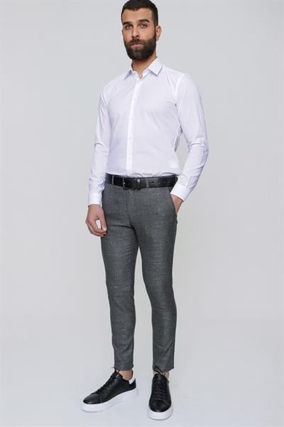 P 1090 Slim Fit Siyah Spor Pantolon