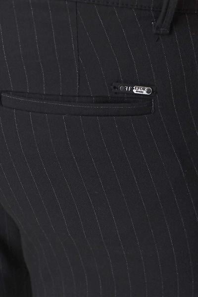 P 1096 Slim Fit Siyah Spor Pantolon