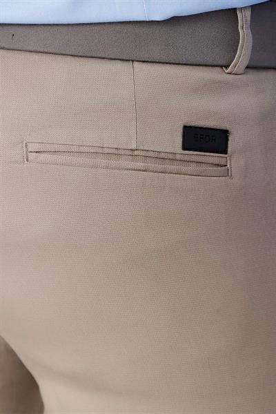 P 1100 Slim Fit Bej Spor Pantolon