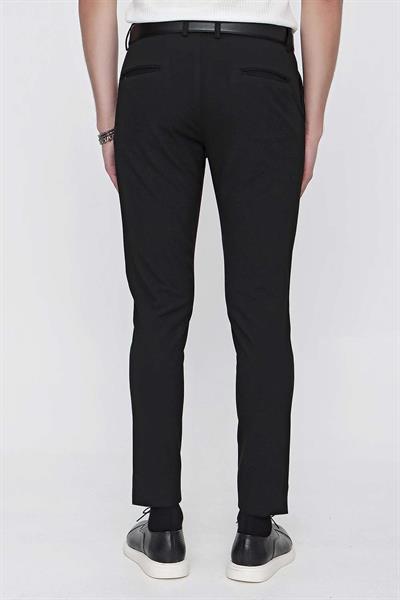 P 1102 Slim Fit Siyah Spor Pantolon