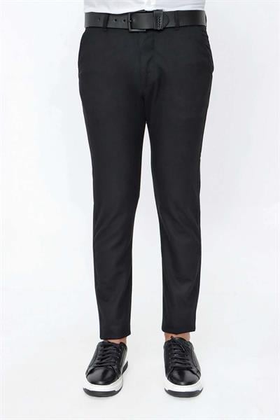 P 1104 Slim Fit Koyu Siyah Spor Pantolon