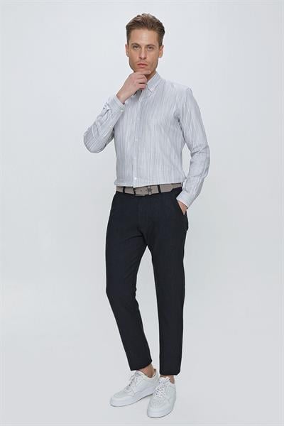P 1105 Slim Fit Siyah Spor Pantolon