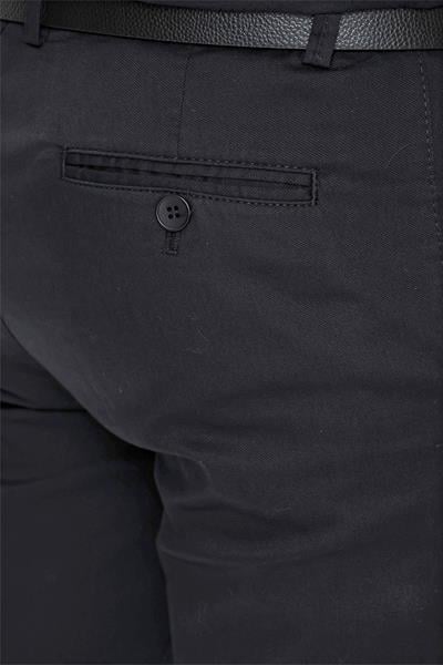 P 1112 Slim Fit Siyah Spor Pantolon