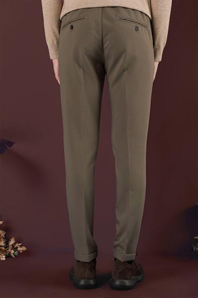 P 1130 Slim Fit Bej Spor Pantolon