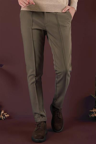 P 1130 Slim Fit Bej Spor Pantolon