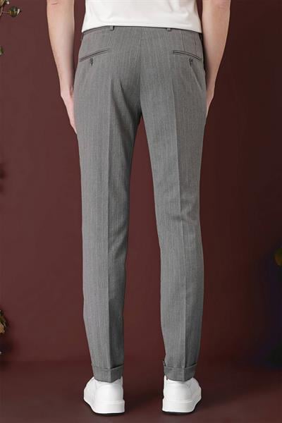 P 1133 Slim Fit Gri Spor Pantolon