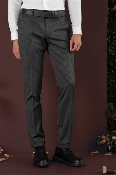 P 1134 Slim Fit Füme Spor Pantolon