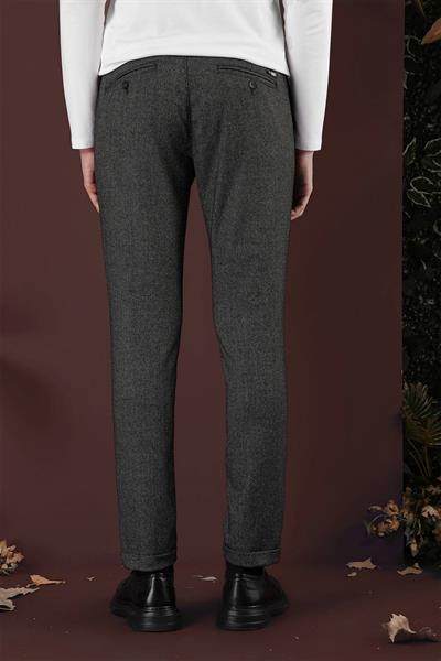 P 1138 Slim Fit Siyah Klasik Pantolon